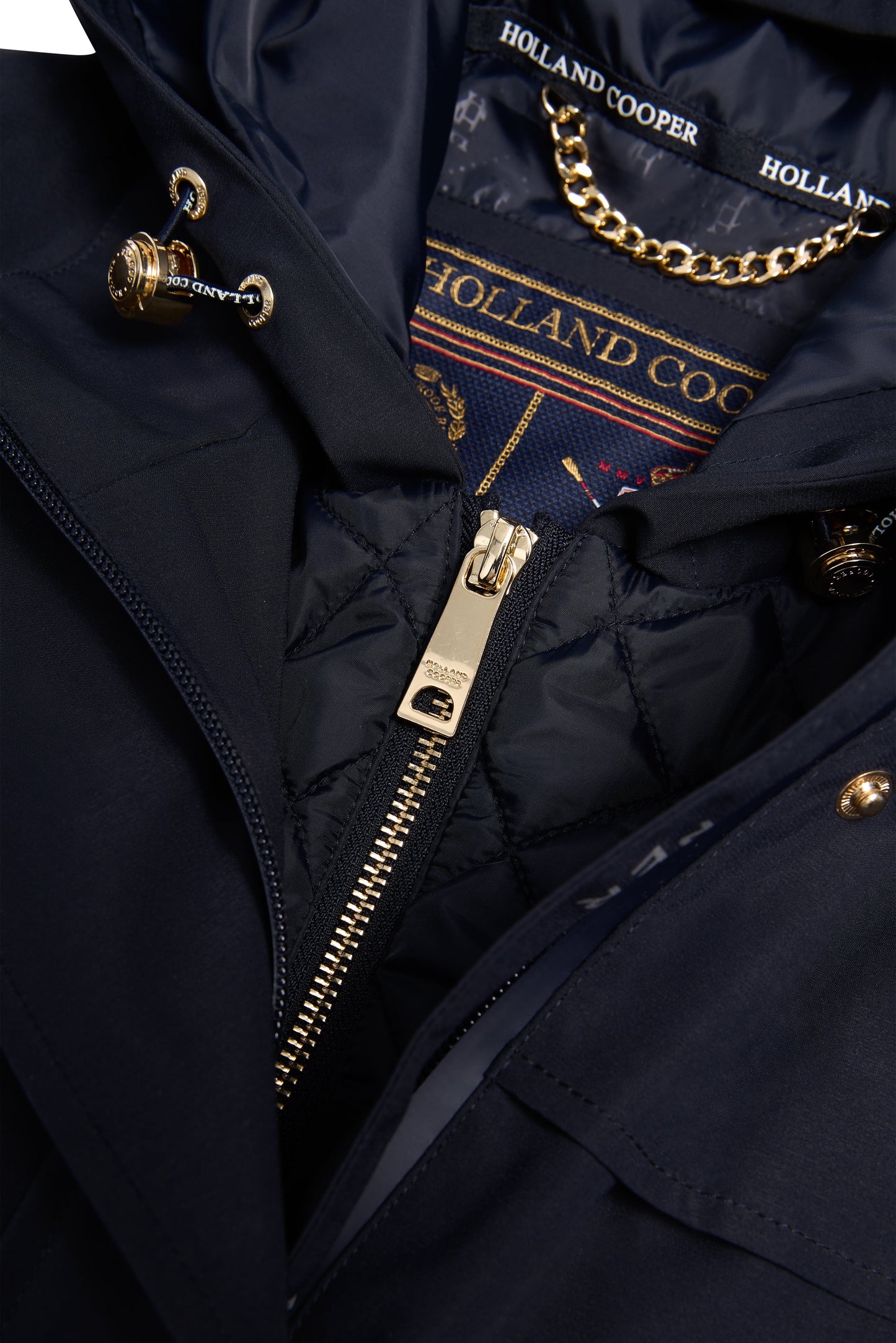 Folgate Rain Coat (Ink Navy)