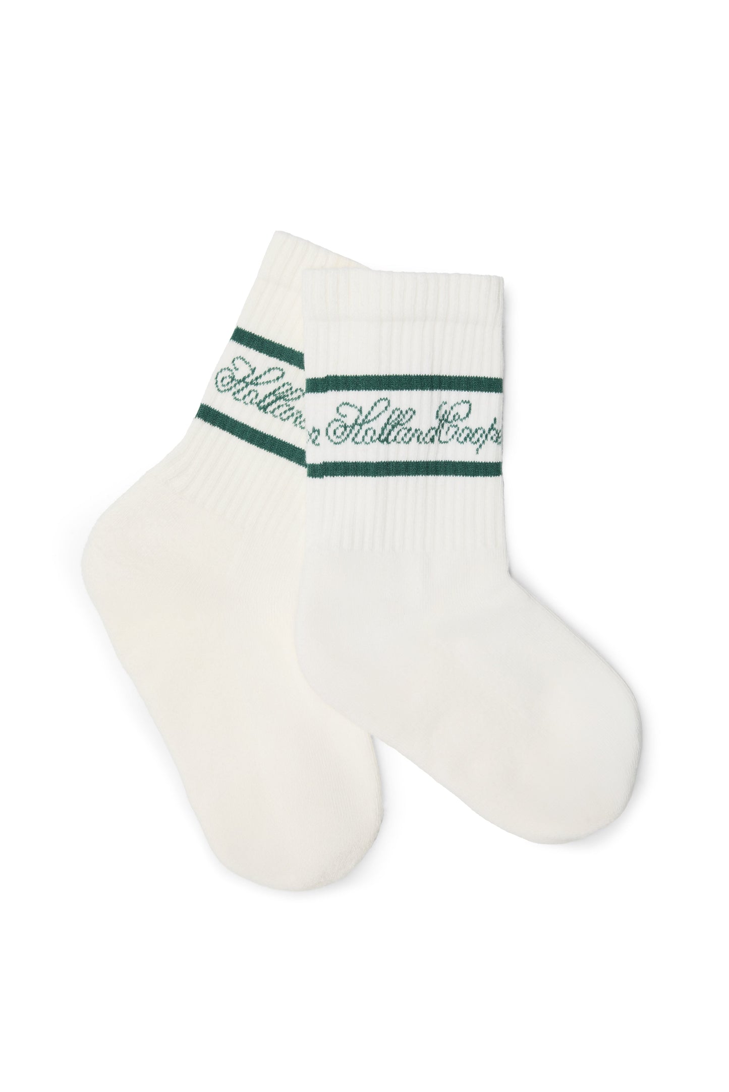 HC Crew Sock (Ecru Racing Green)