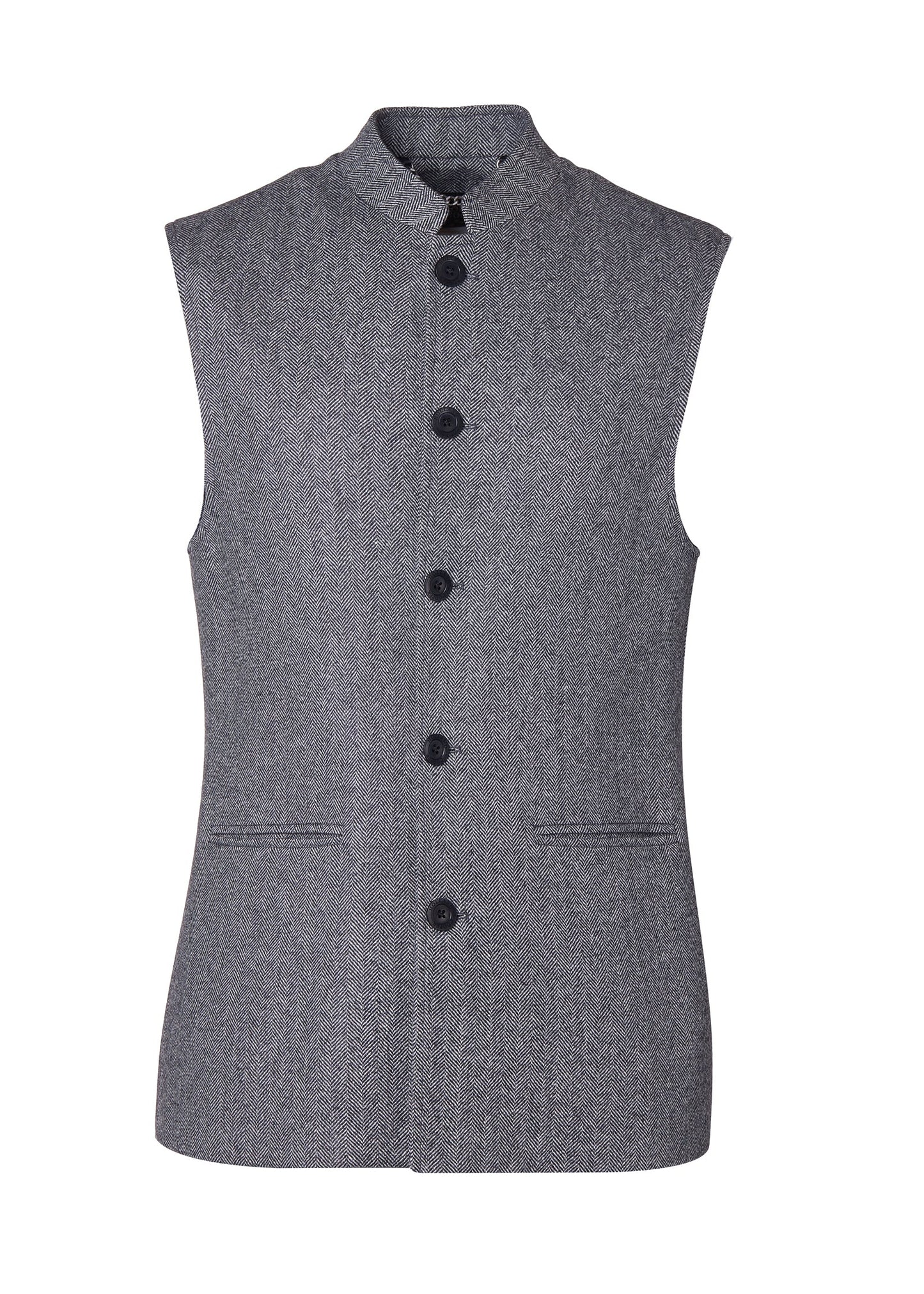 Nehru Gilet (Mono Herringbone)
