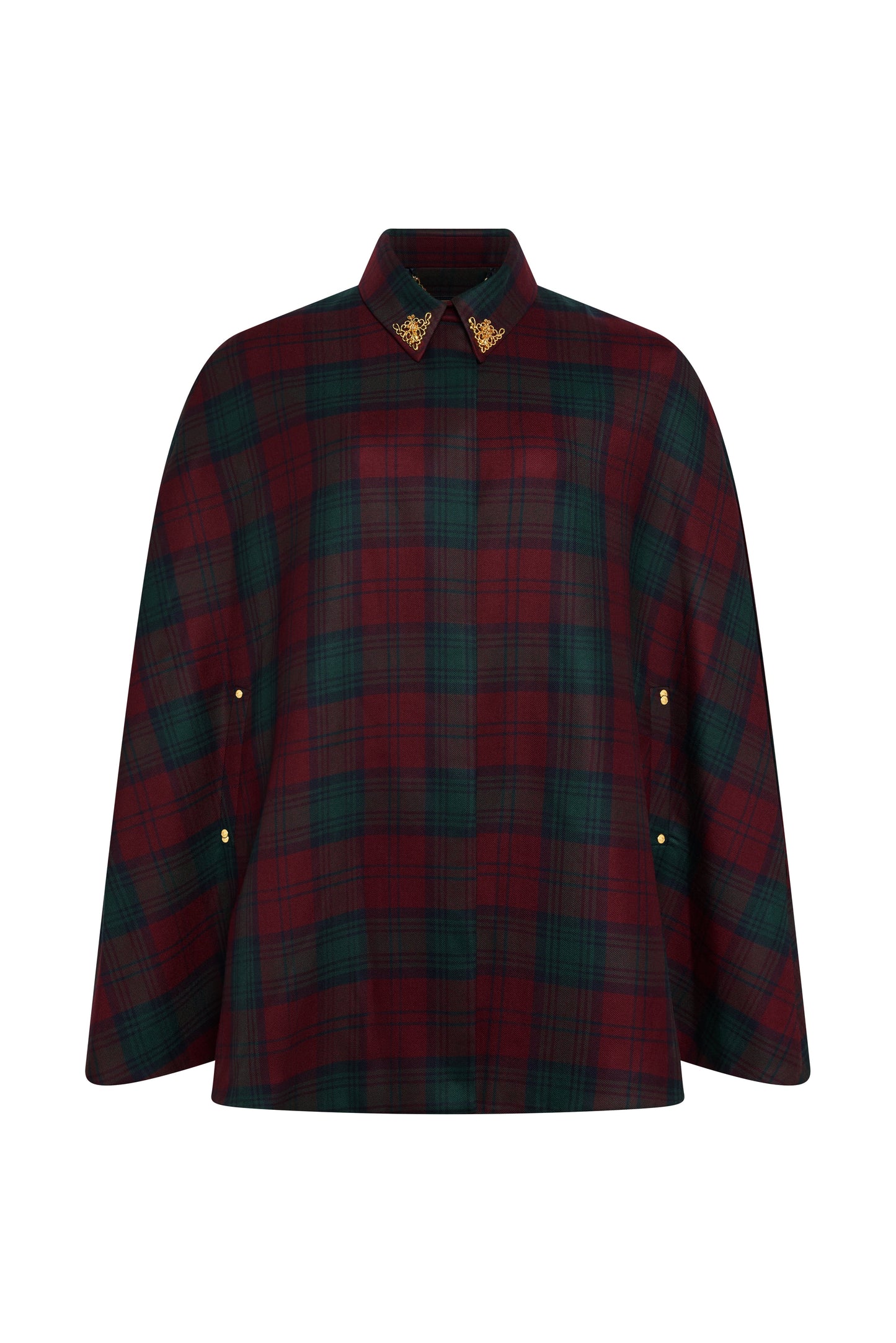 Knightsbridge Cape (Mulberry Tartan)