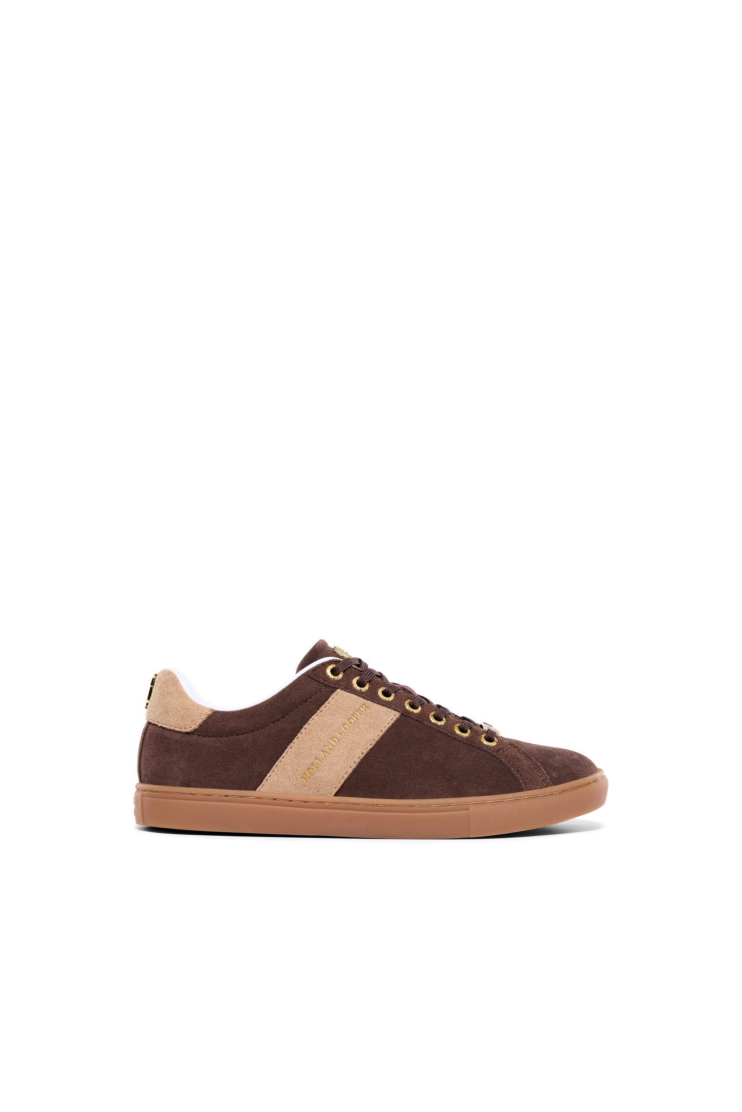 Knightsbridge Court Trainer (Dark Chocolate Taupe)