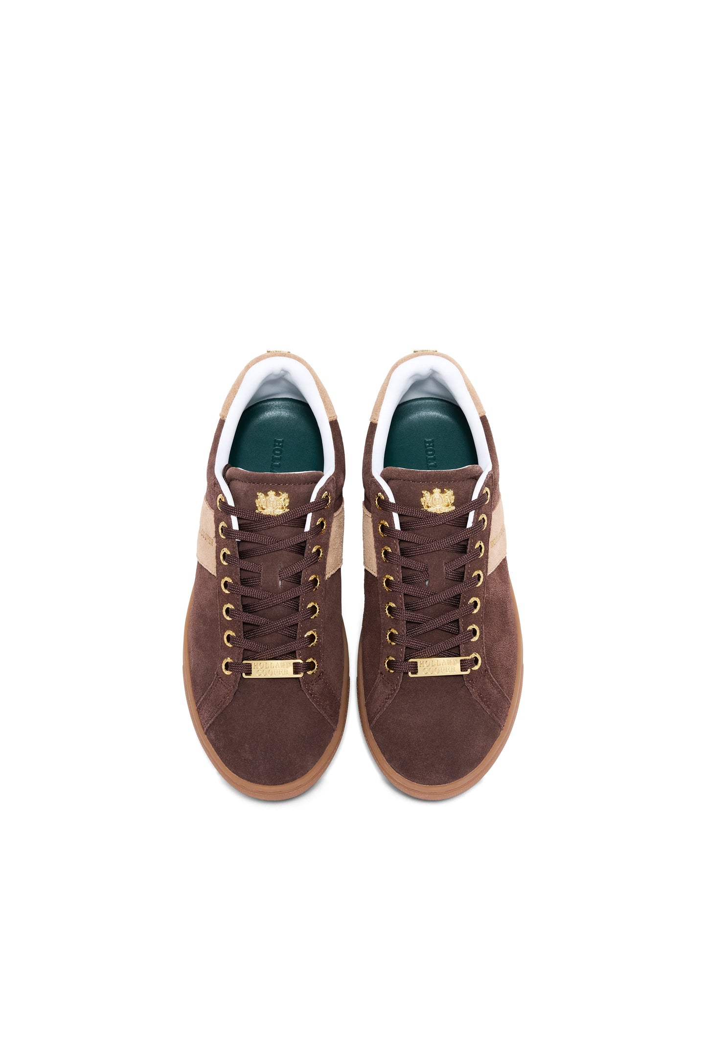 Knightsbridge Court Trainer (Dark Chocolate Taupe)