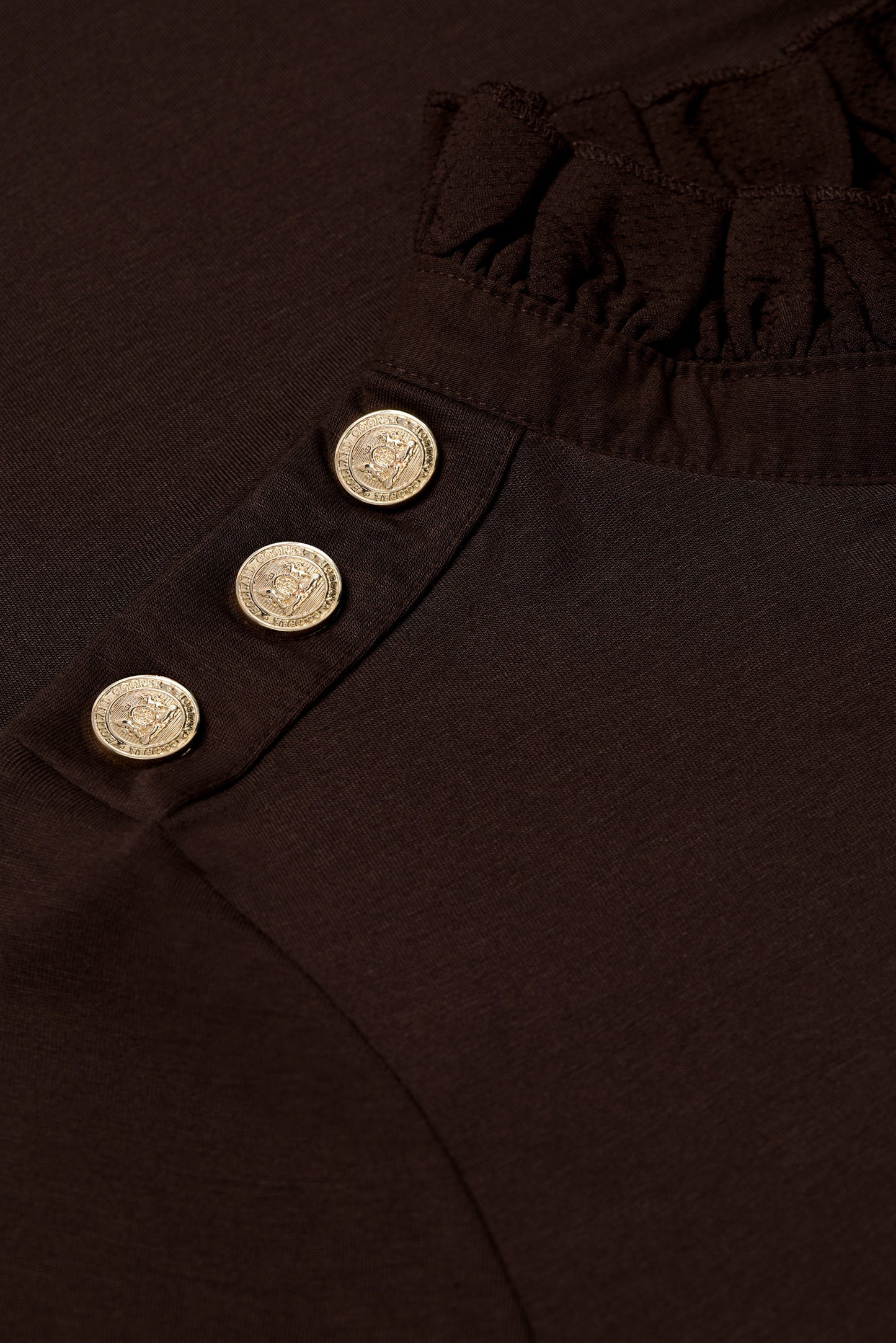 Lilibet Jersey Tee (Chocolate)