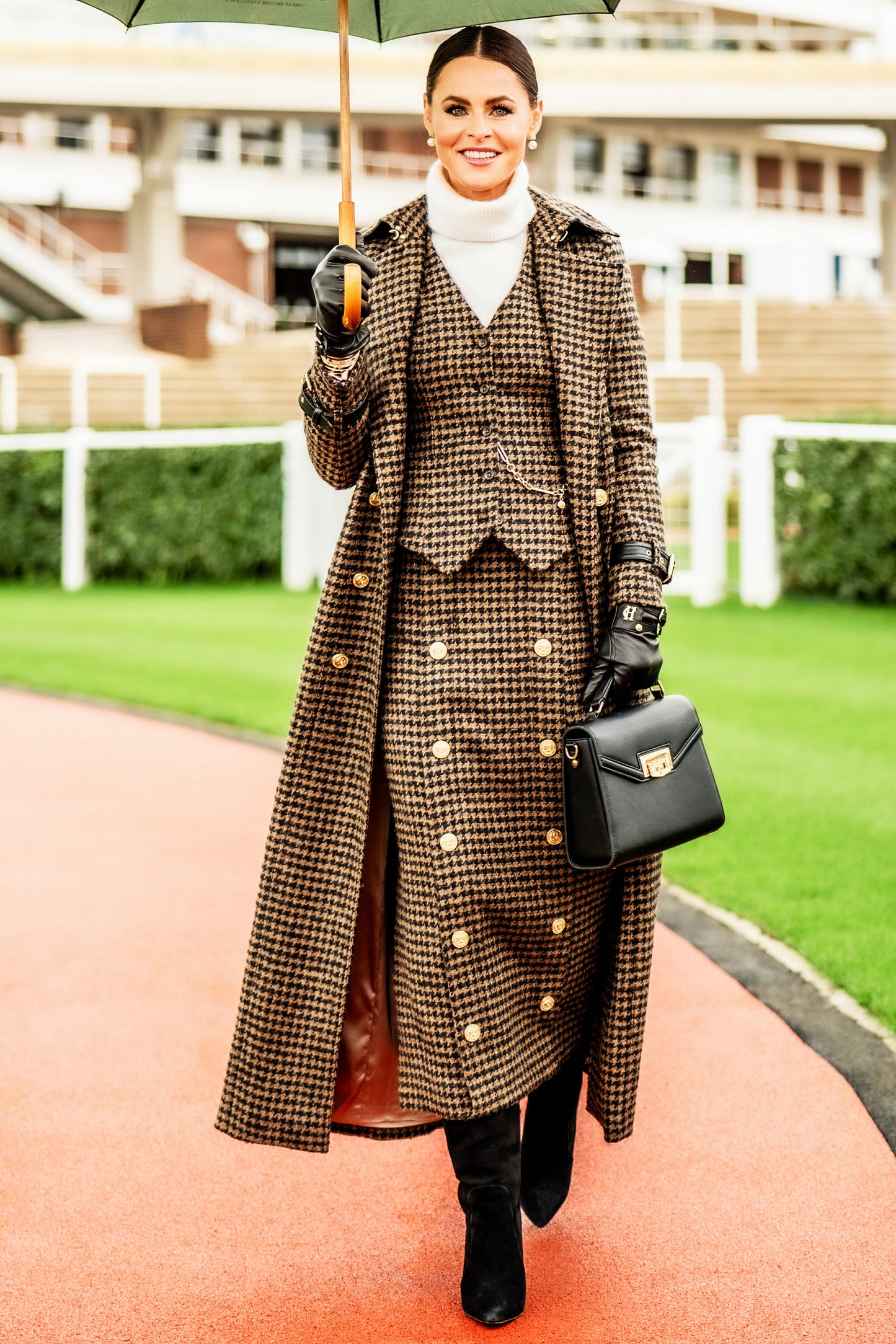 The Chocolate Houndstooth Suit