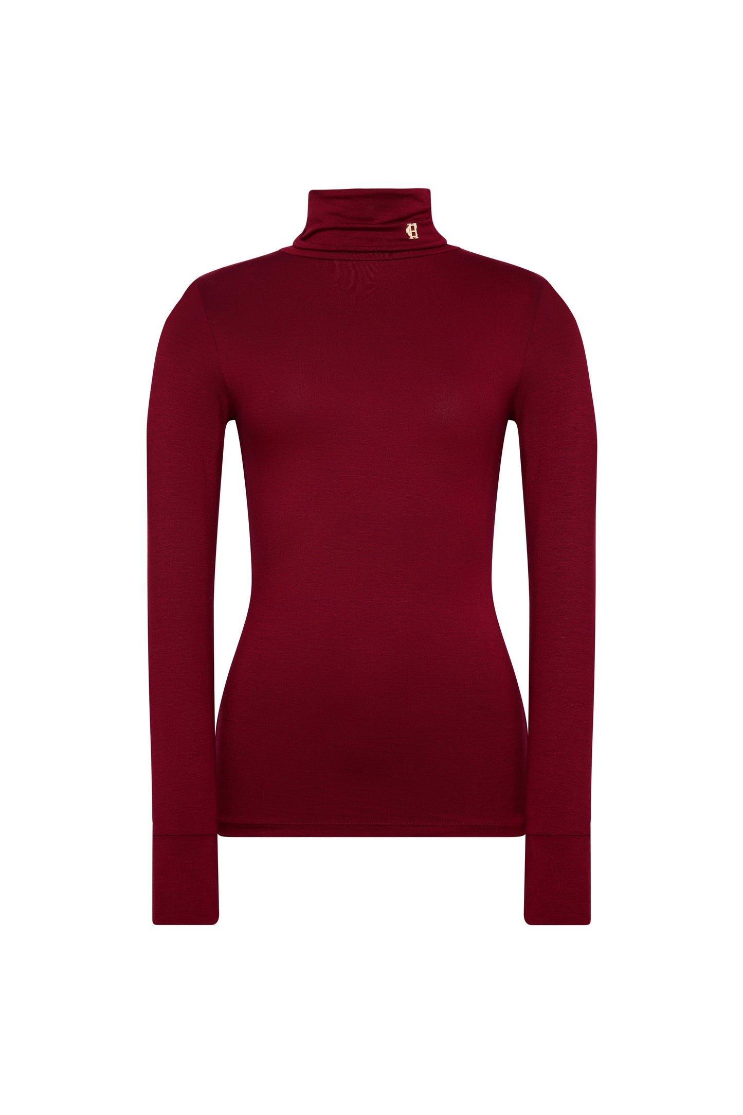Lucy Essential Roll Neck (Wine)