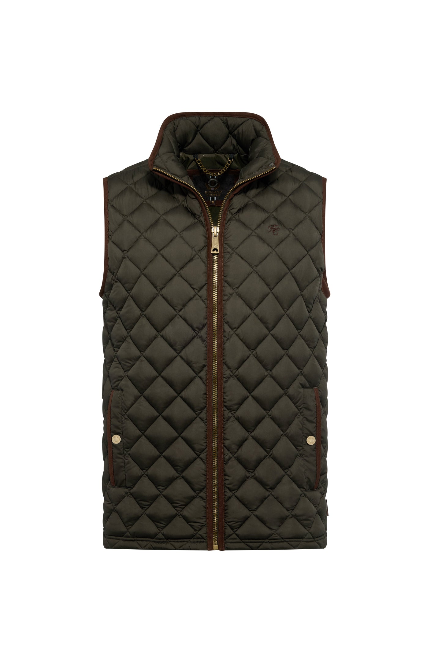 Men's Country Quilted Gilet (Khaki)