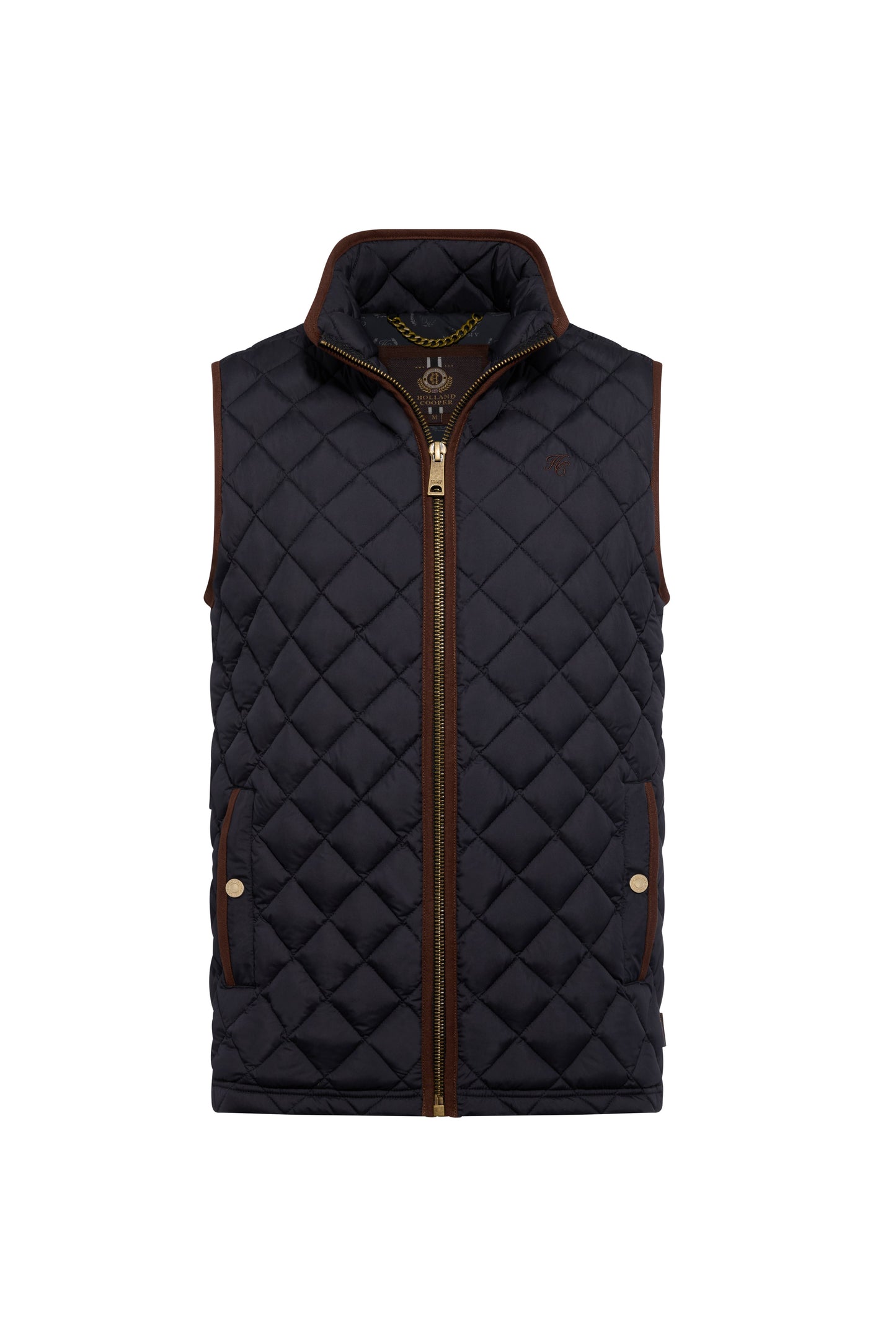 Men's Country Quilted Gilet (Ink Navy)