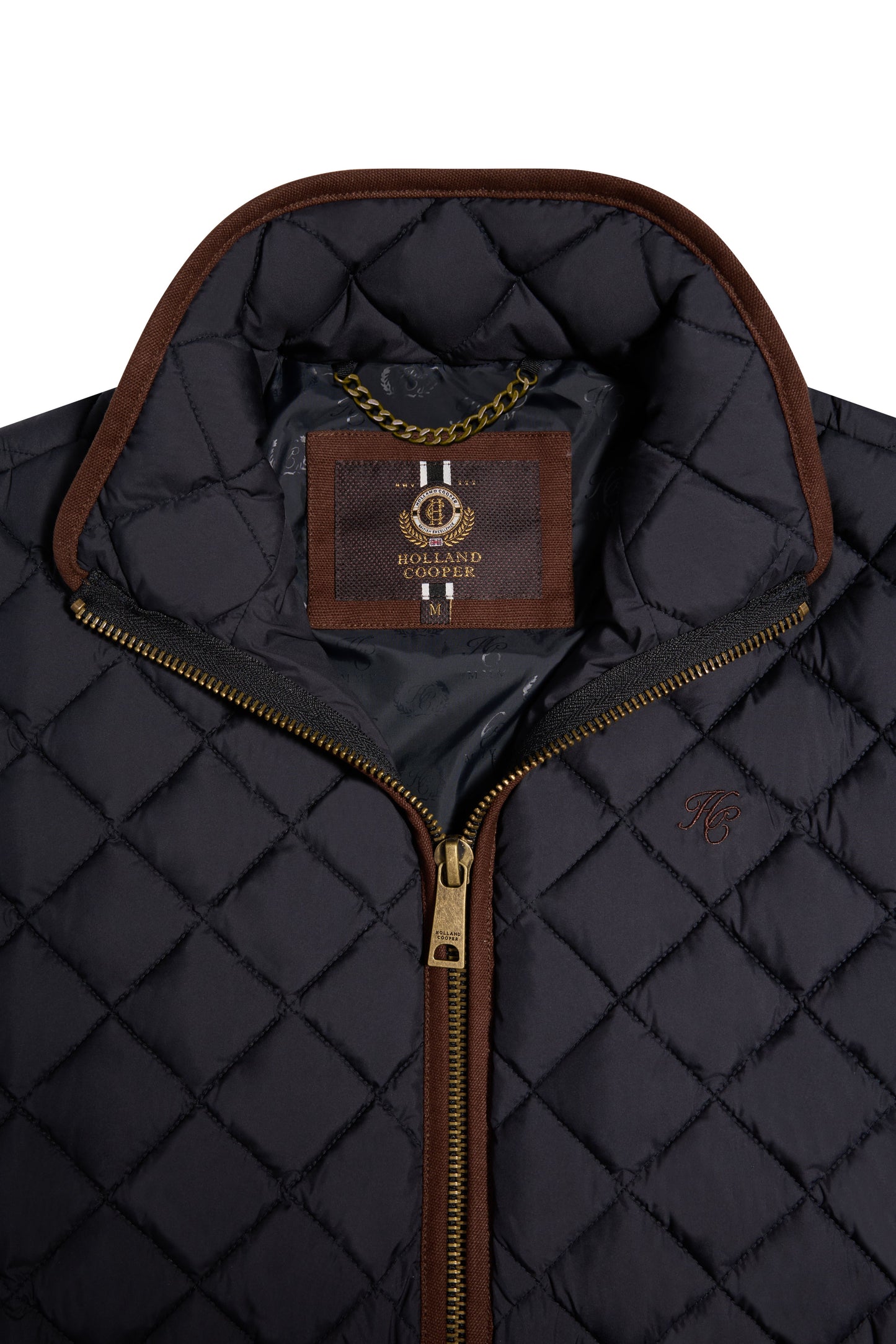 Men's Country Quilted Gilet (Ink Navy)