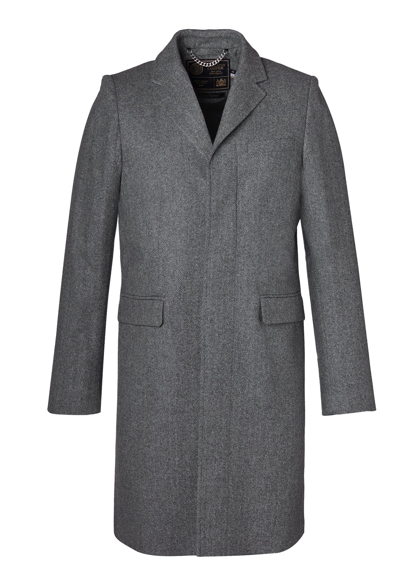 The Cheltenham Coat (Mono Herringbone)
