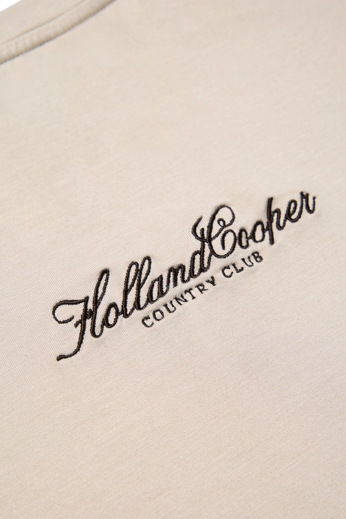 Oversized Monogram Tee (Stone)