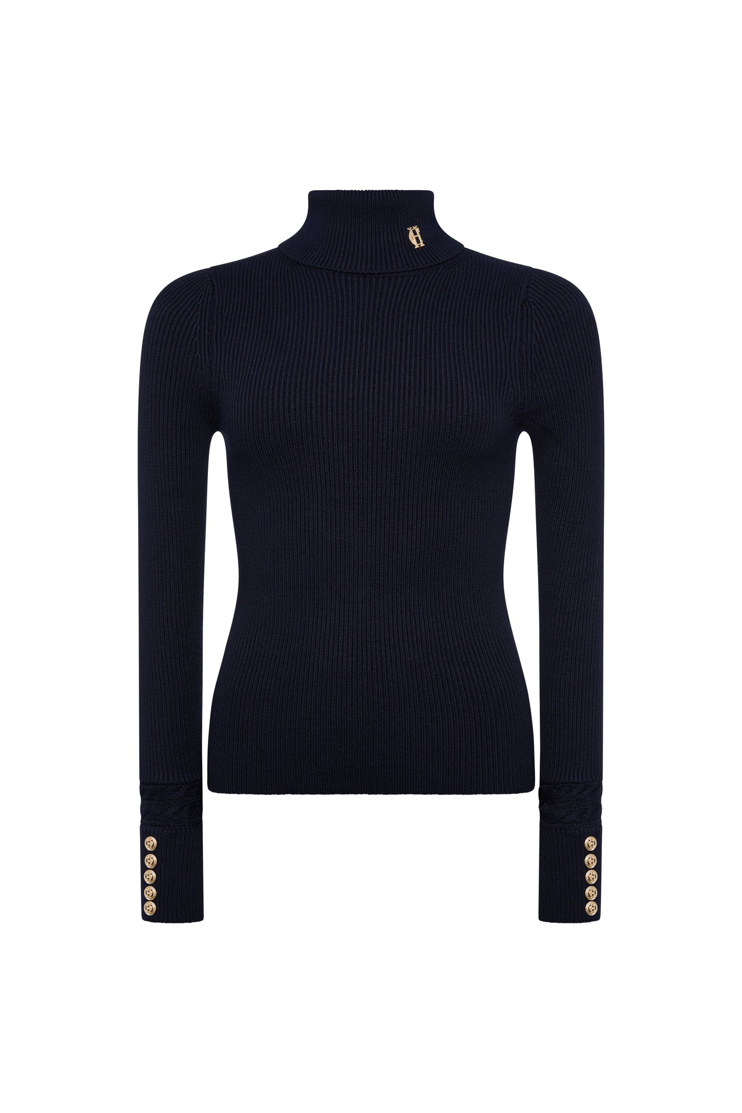 Painswick Roll Neck Knit (Ink Navy)