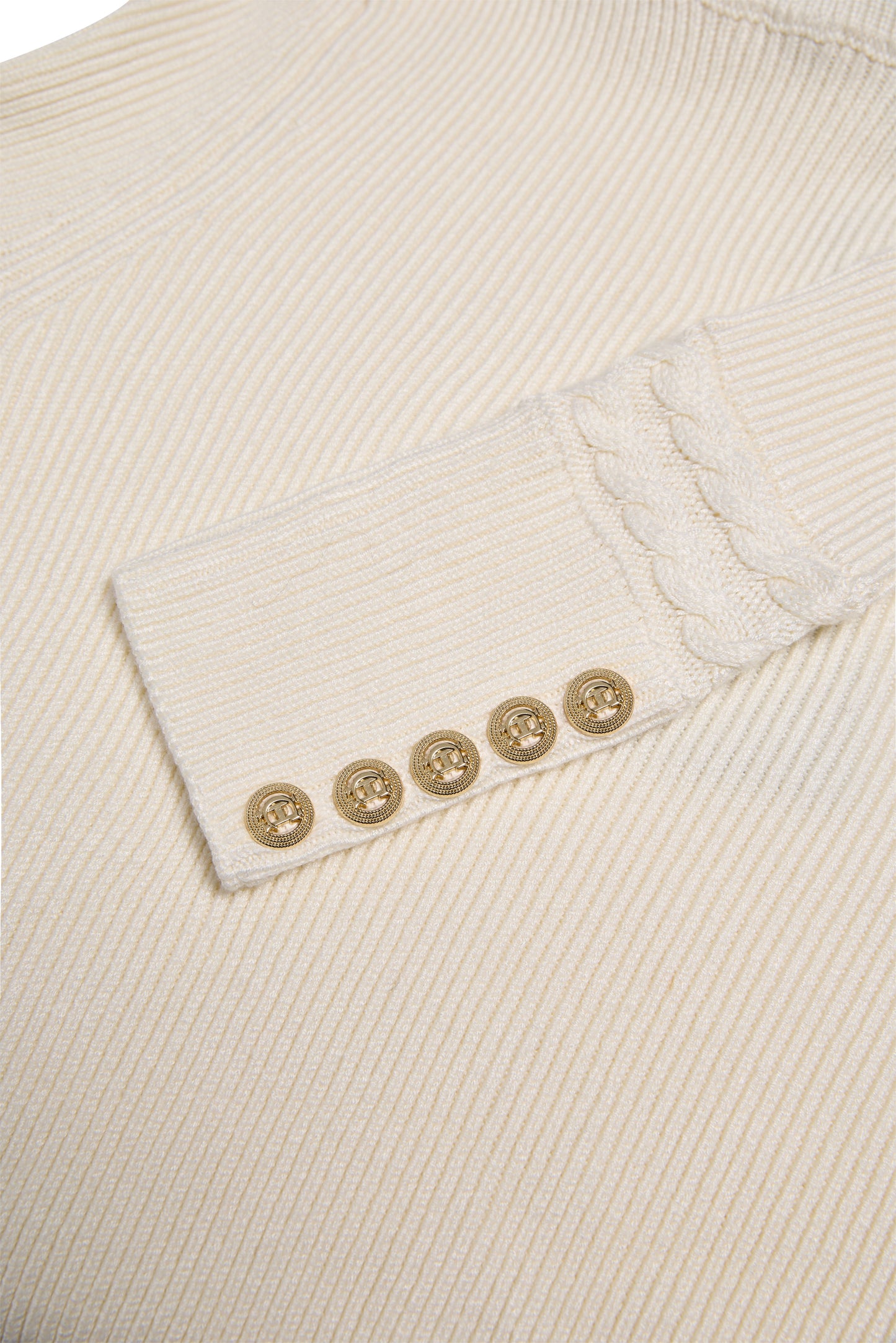 Painswick Roll Neck Knit (Natural)