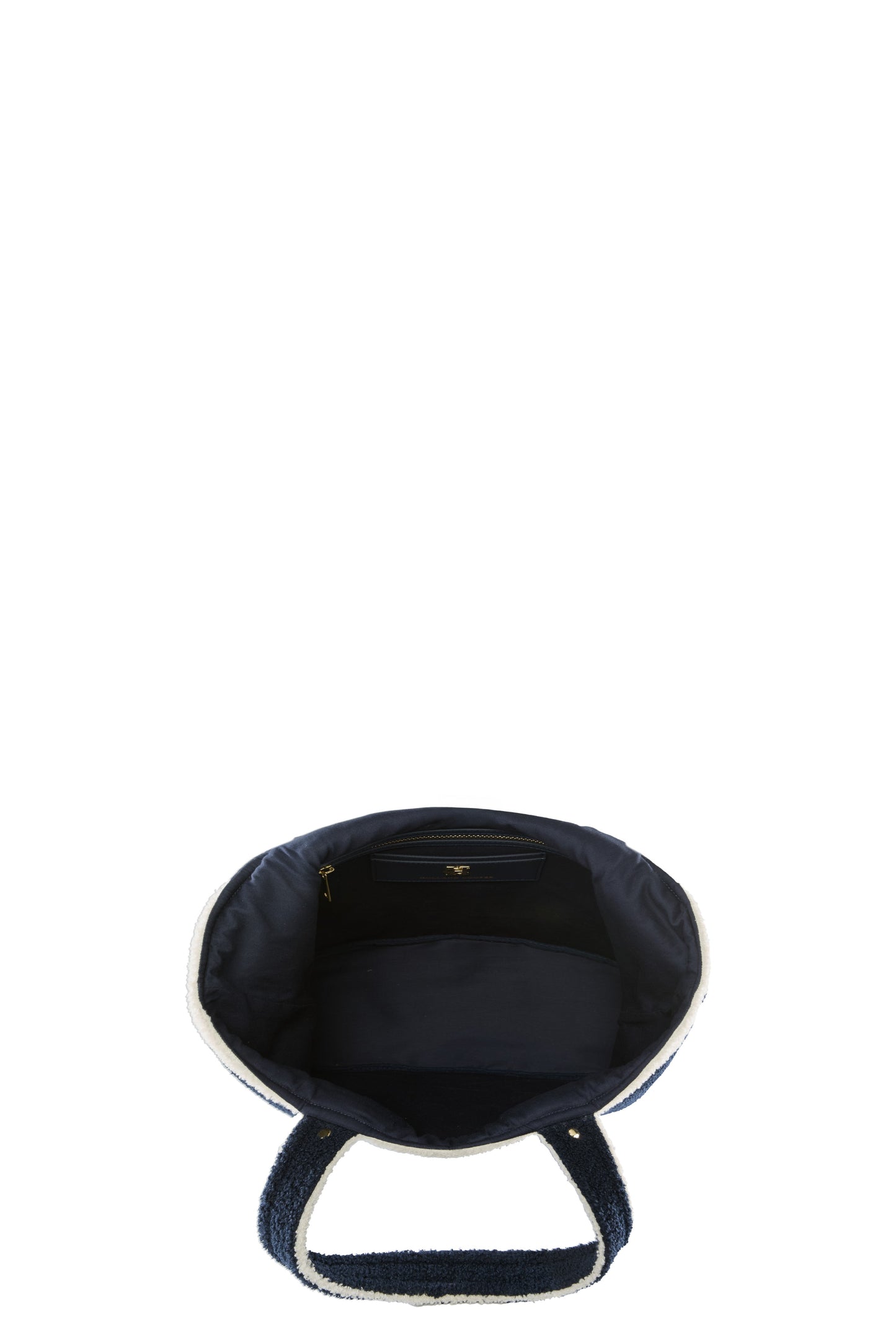 Paloma Towelling Tote (Ecru Black)