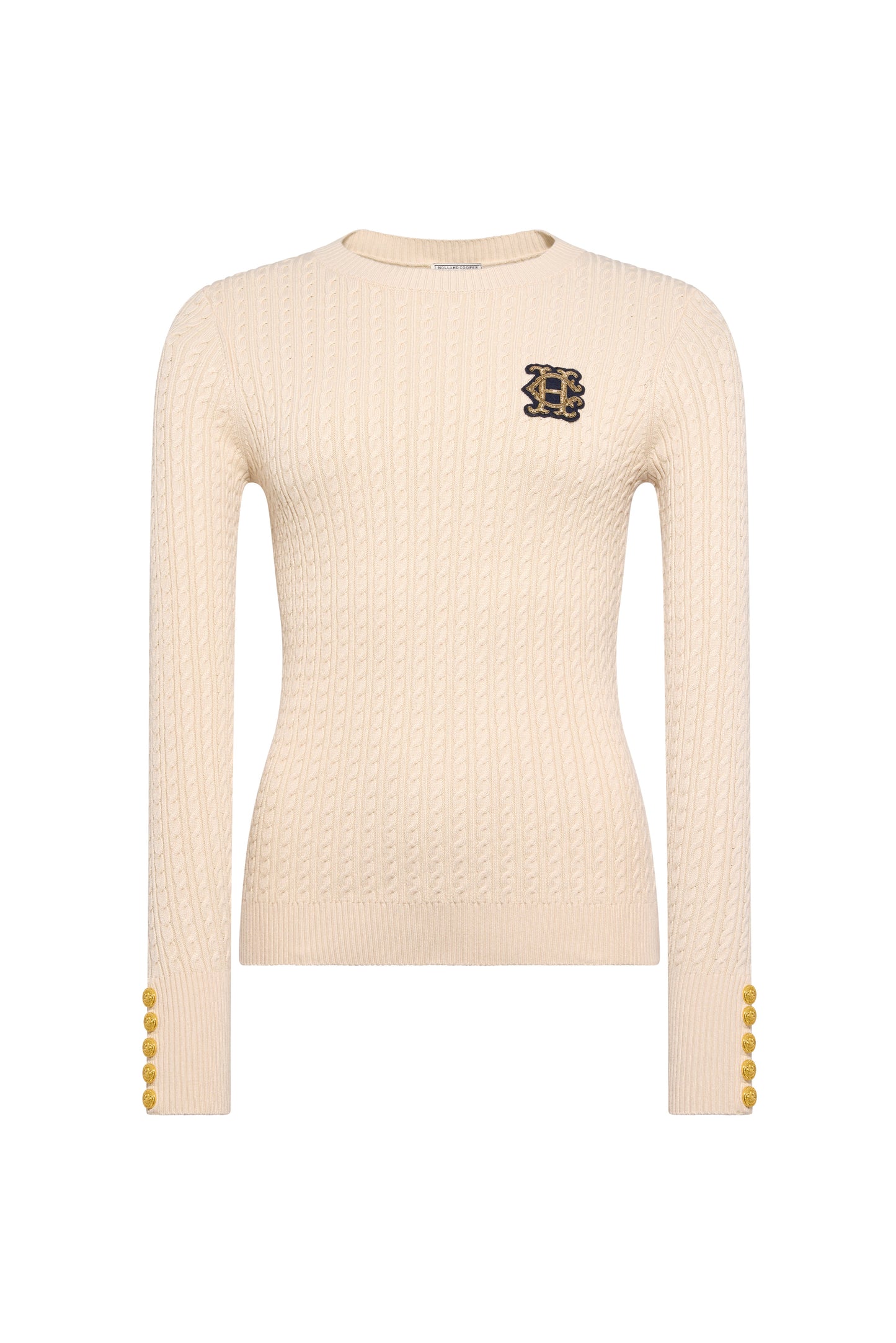 Princeton Crew Neck Knit (Almond)