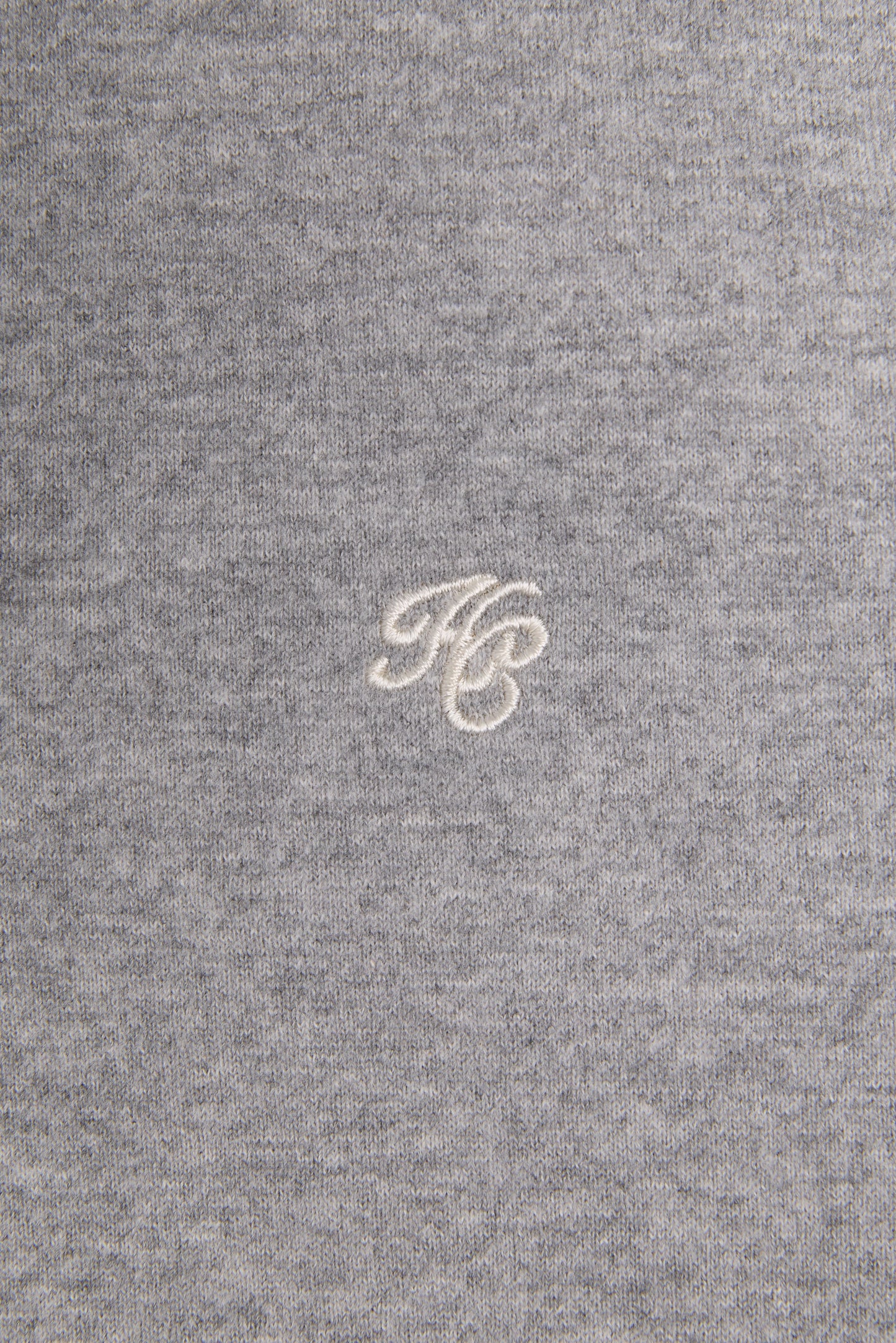 Men's Quarter Zip Sweat (Grey Marl)