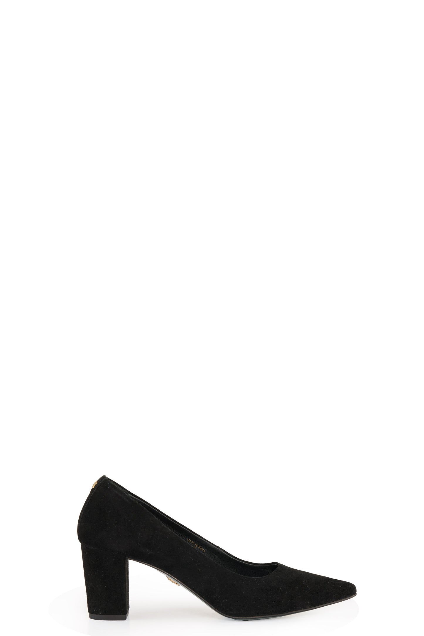 Regency Court Shoe (Black Suede)