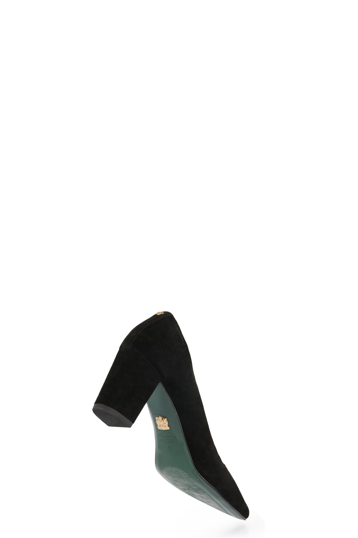 Regency Court Shoe (Black Suede)