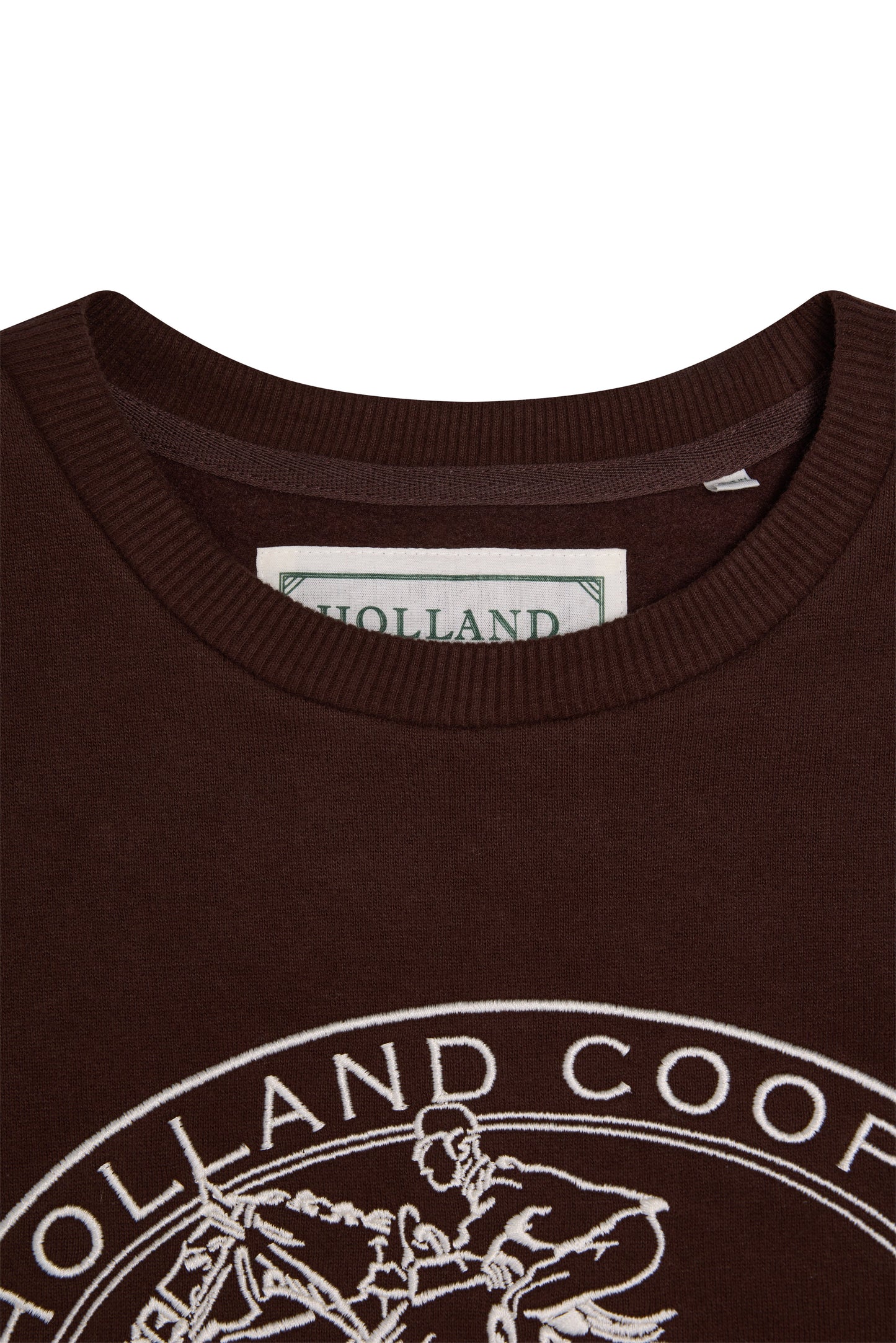 Relaxed Fit Crew Neck Sweat (Walnut)