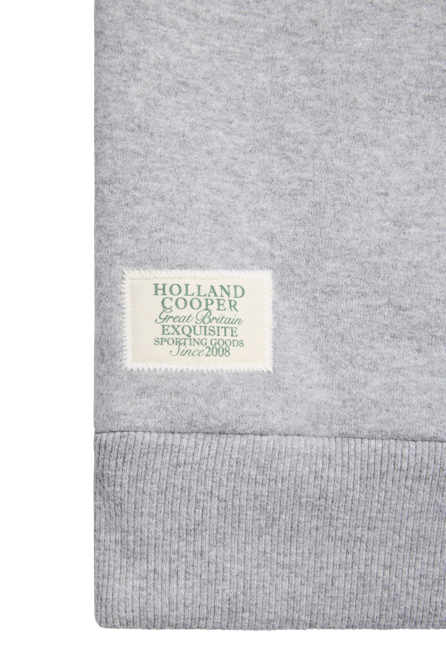 Relaxed Fit Script Hoodie (Grey Marl)