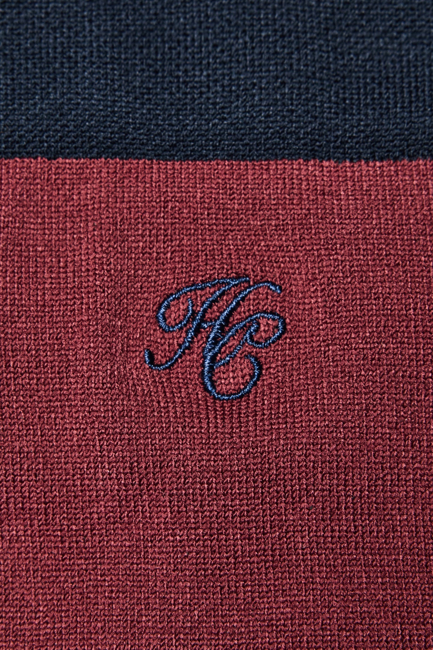 Riding Sock (Oxblood Navy)