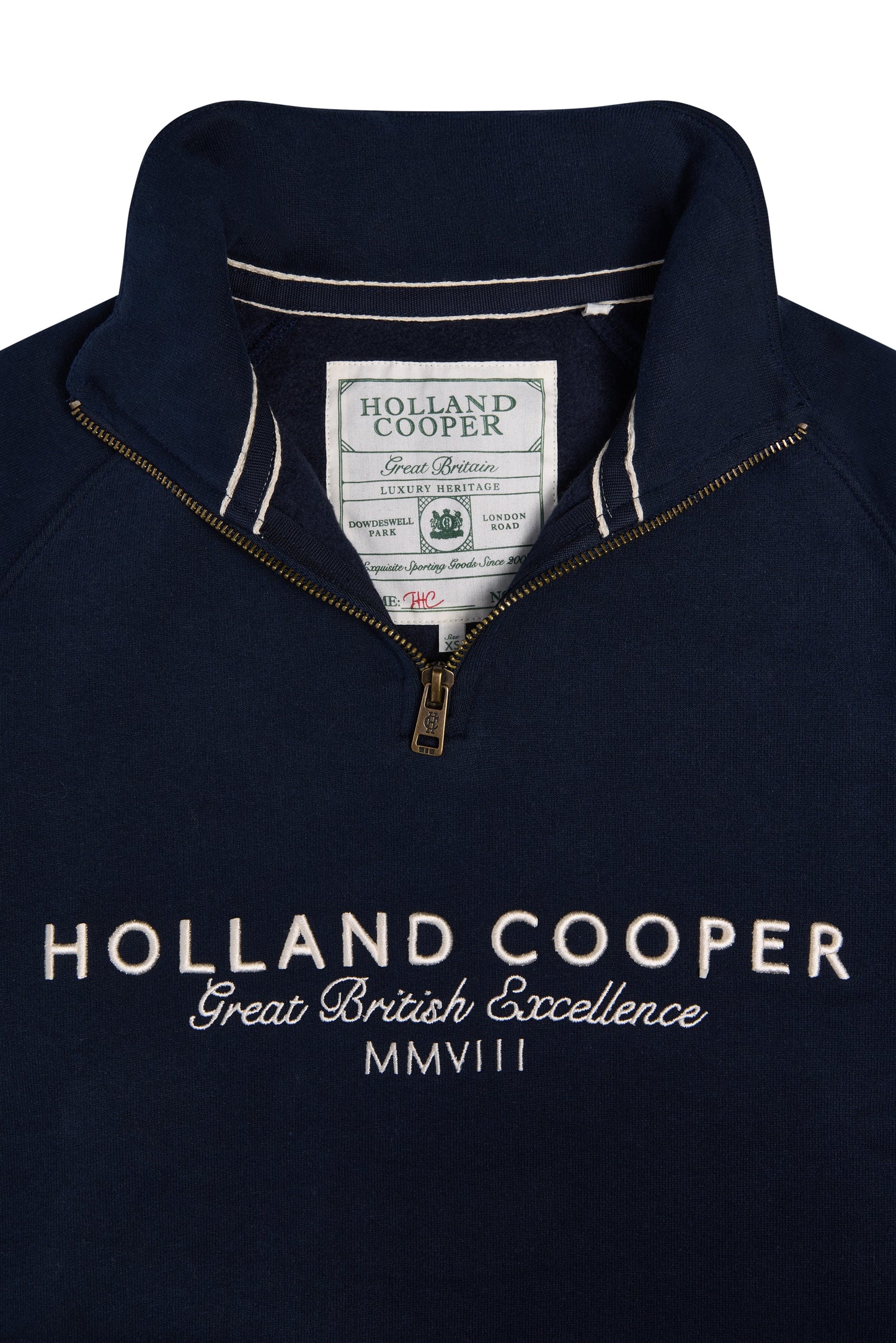 Sporting Goods Zip Henley (Ink Navy)