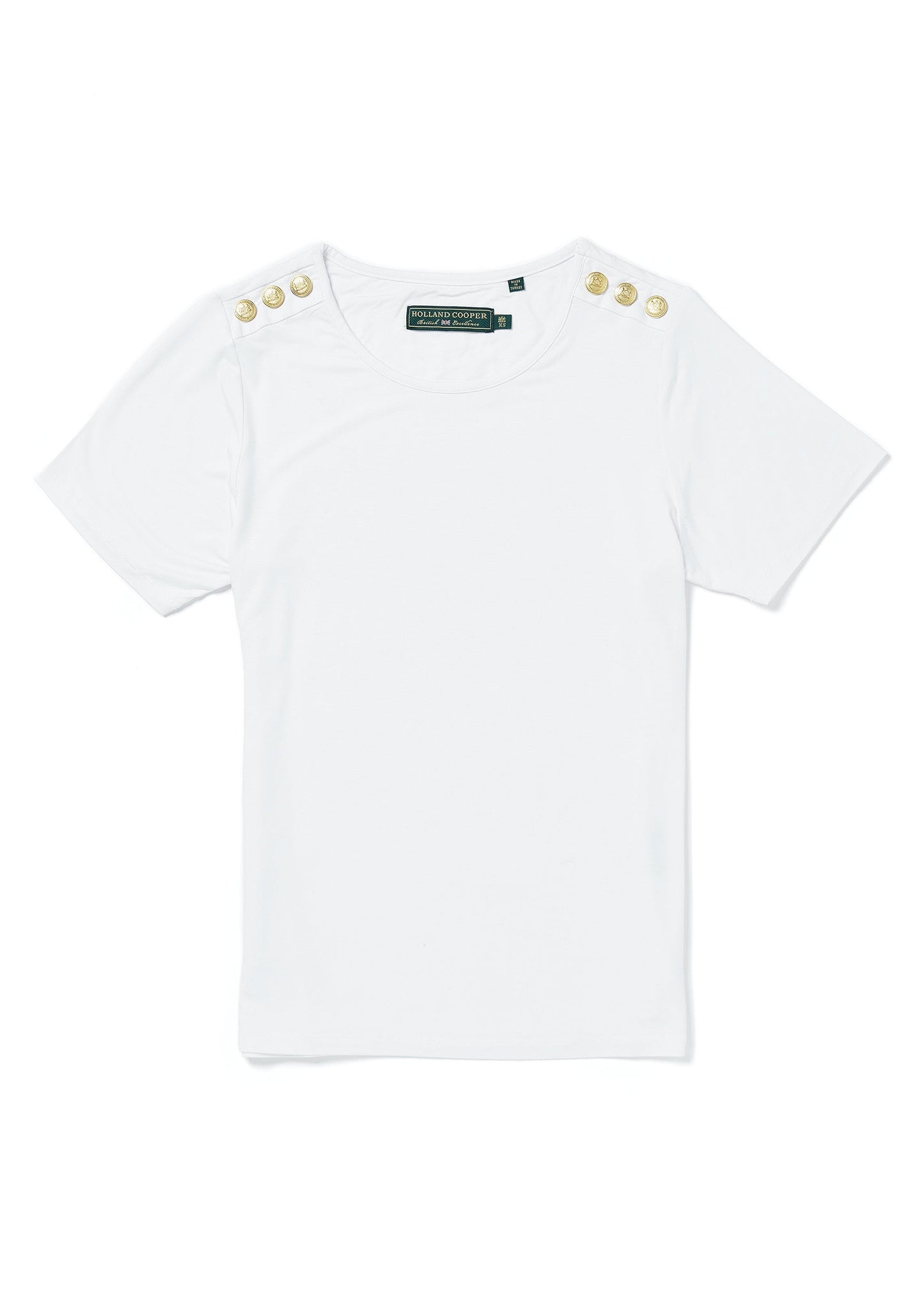 Relax Fit Crew Neck Tee (White)