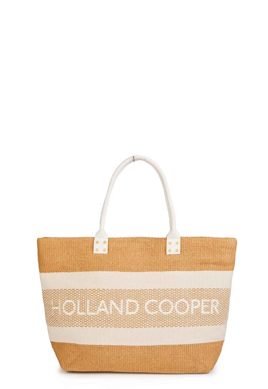 Cannes Beach Bag (Natural Cream)
