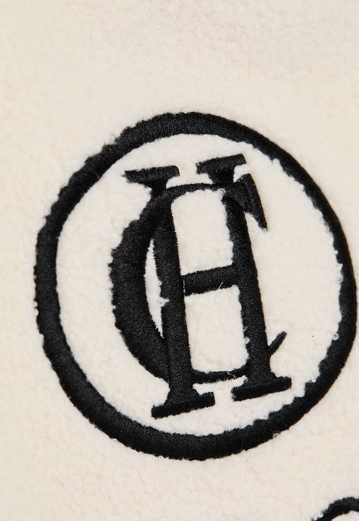 Paloma Towelling Tote (Ecru Black)