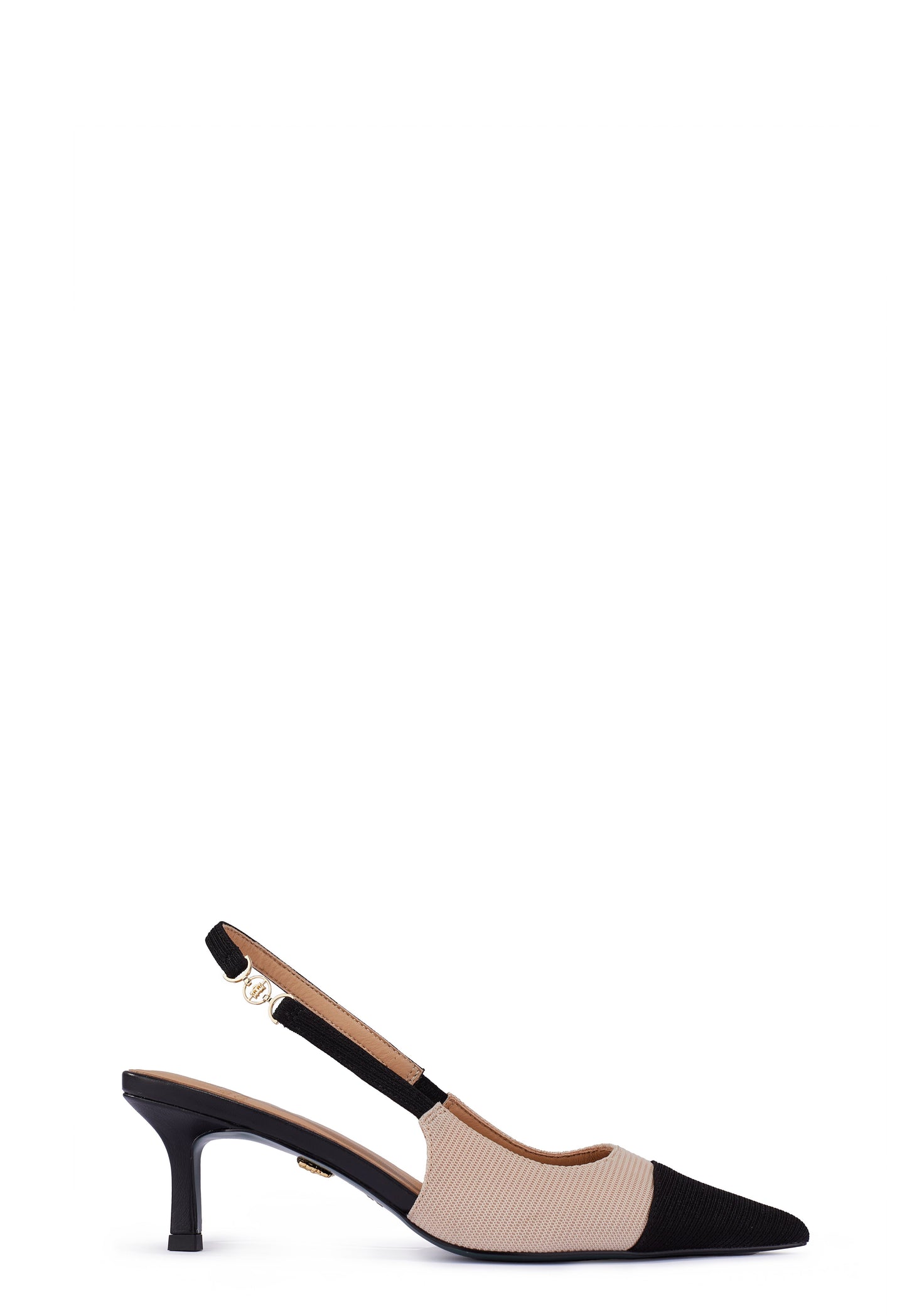 Regency Kitten Heel (Nude Black)