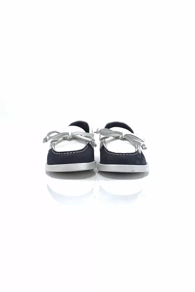 Padstow Deck Shoe (Navy White)