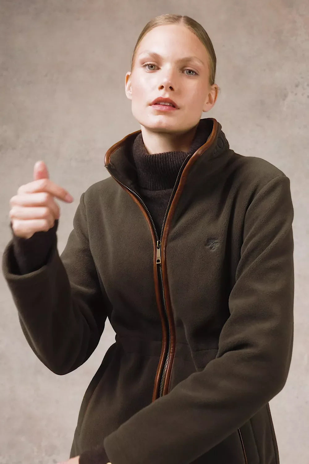 Country Longline Fleece (Khaki)