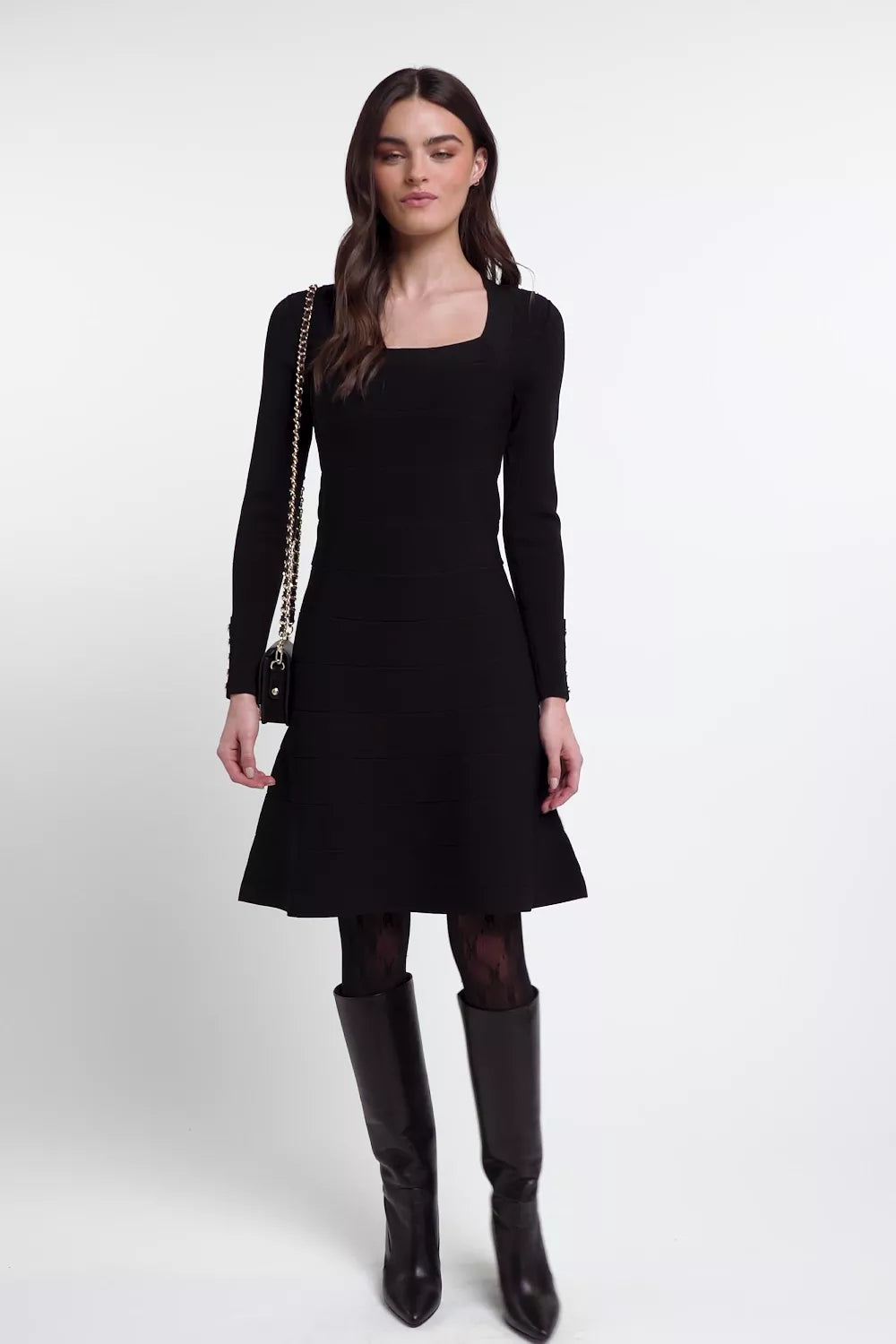 Aisha Bandage Dress (Black)