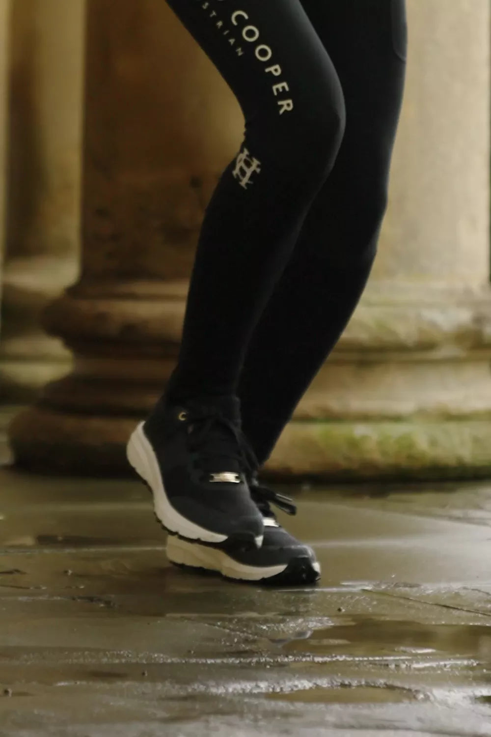 Burghley Waterproof Trainer (Black)