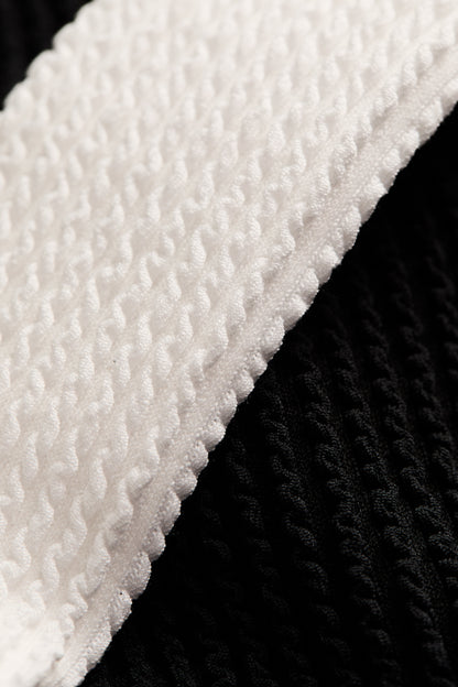 Classic Belted Swimsuit (Black)