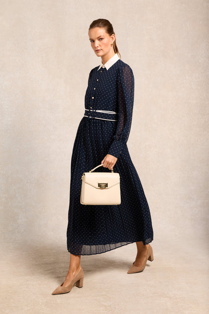 Regency Court Shoe (Taupe Suede)