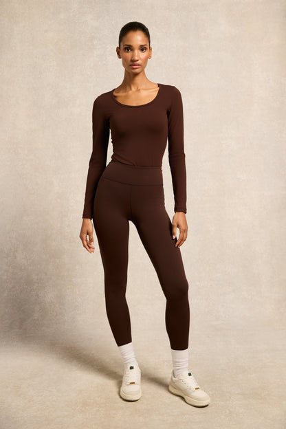 Supersoft Long Sleeve Top (Walnut)