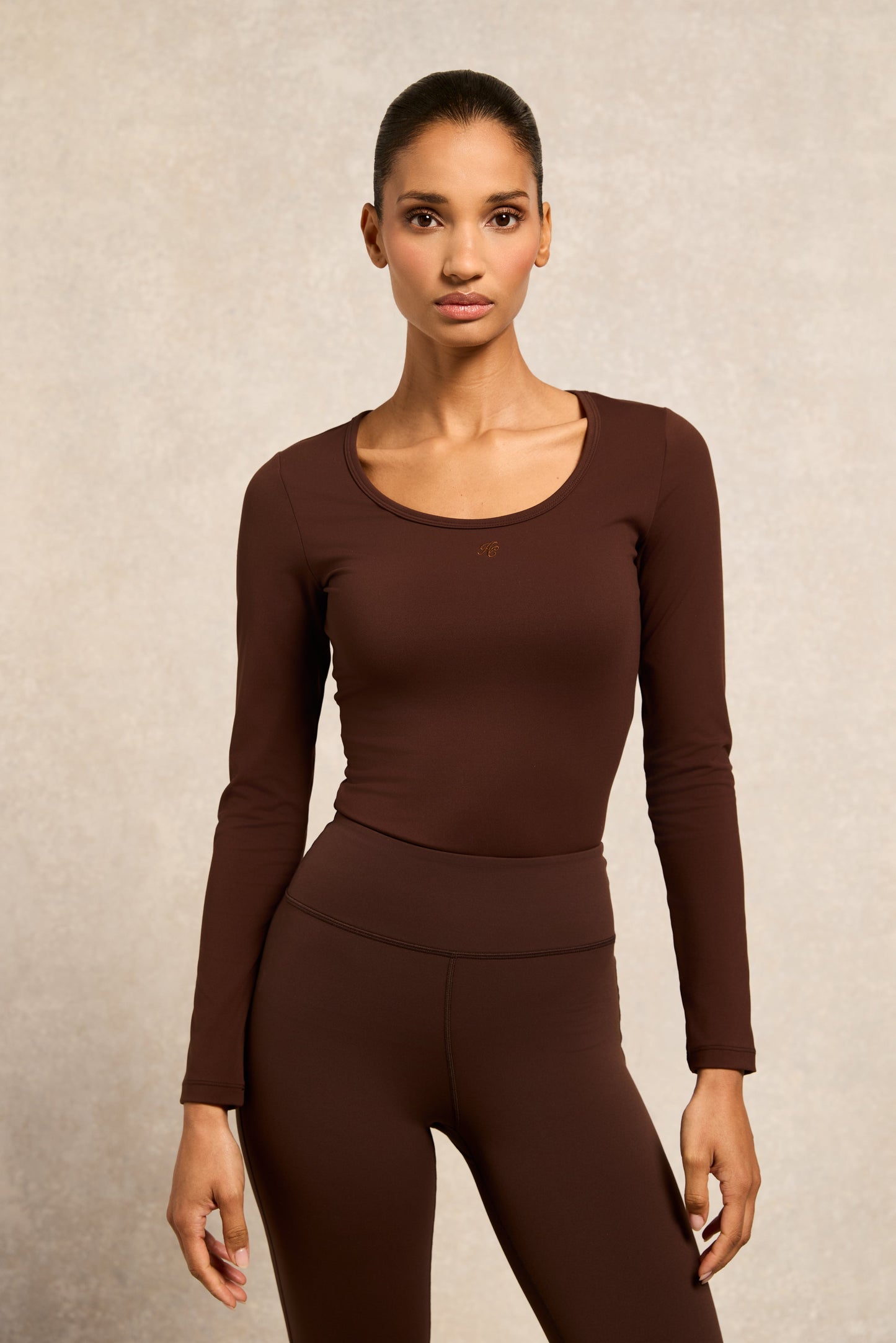 Supersoft Long Sleeve Top (Walnut)