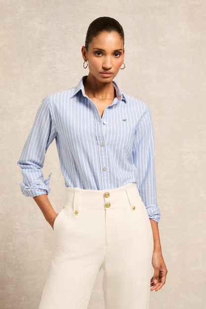 Oxford Shirt (Sky Blue Stripe)