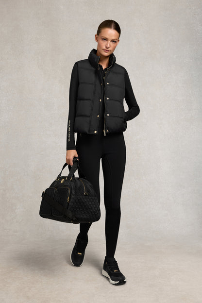 Chiltern Long Sleeve Polo Shirt (Black)