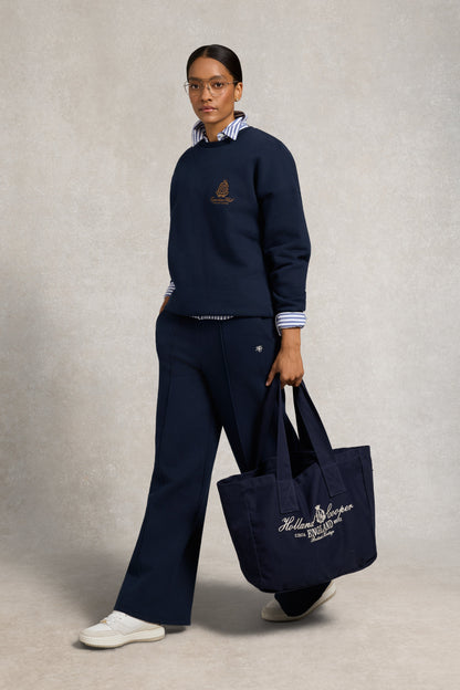 Relaxed Fit Crew Neck Sweat (Ink Navy)