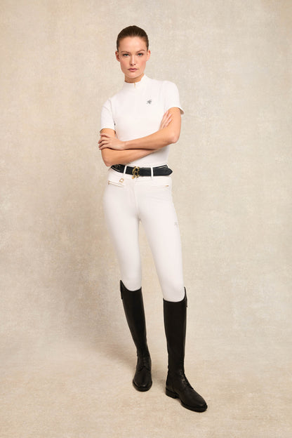 Burghley Short Sleeve Base Layer (White)