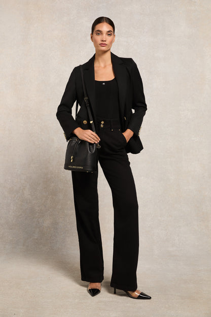 Ruby Knitted Vest (Black)