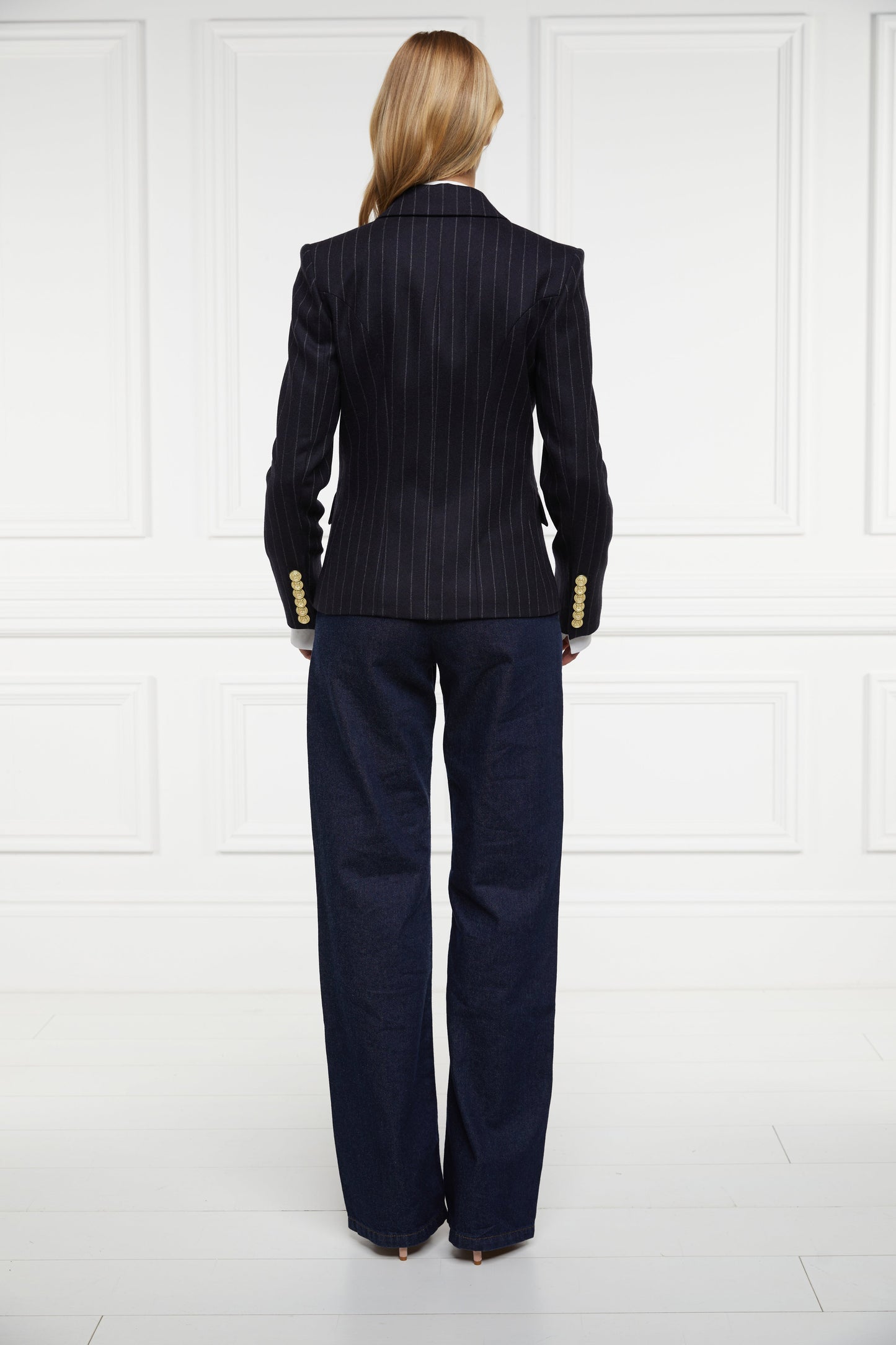 Knightsbridge Blazer (Navy Chalk Pinstripe)