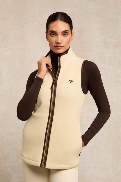 Country Fleece Gilet (Cream)