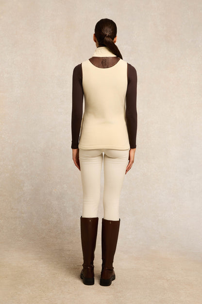 Country Fleece Gilet (Cream)