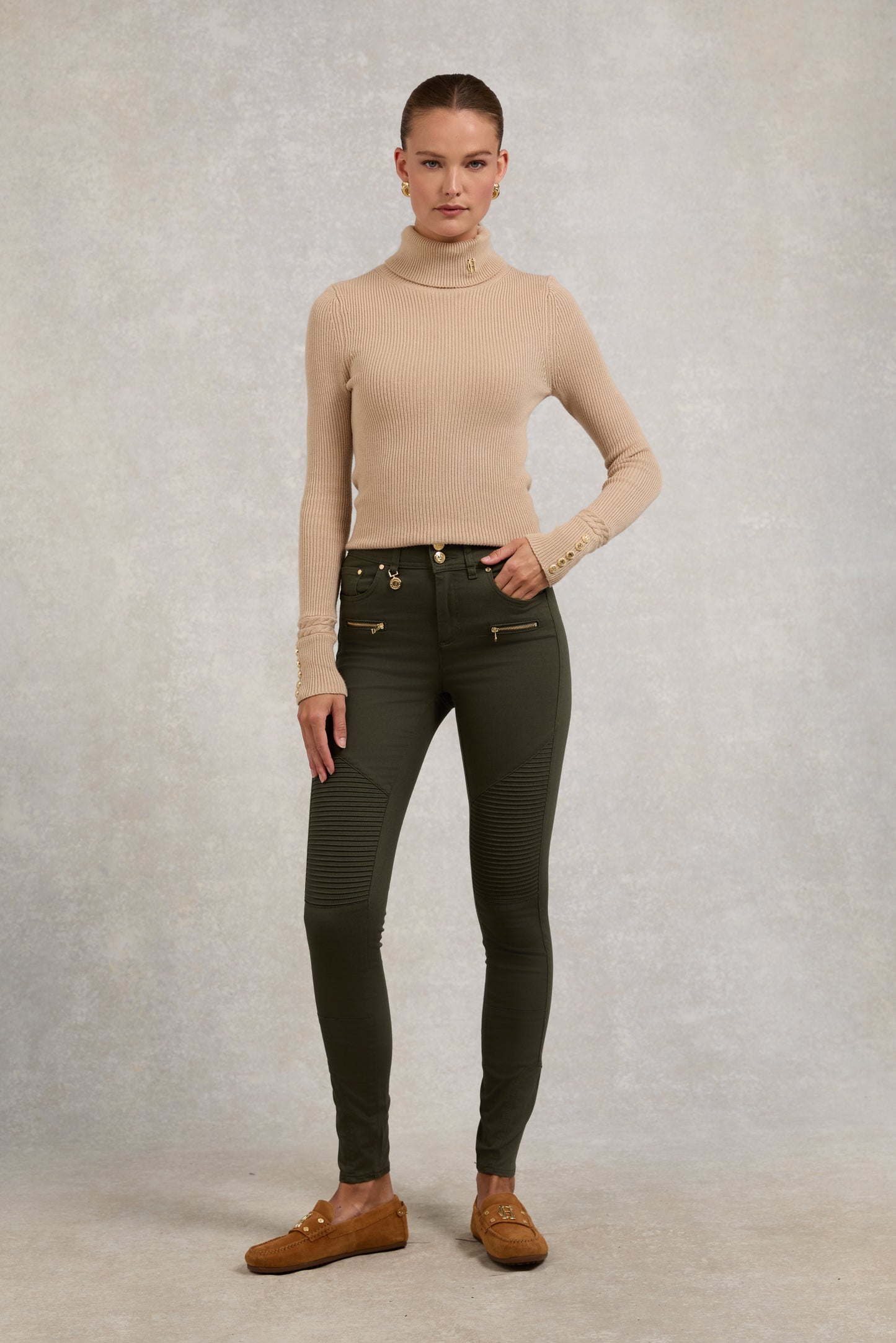 Biker Jean (Hunter Green)