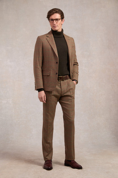 The Single Breasted Blazer (Clarence Check Forest)