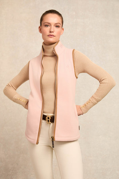 Country Fleece Gilet (Soft Pink)