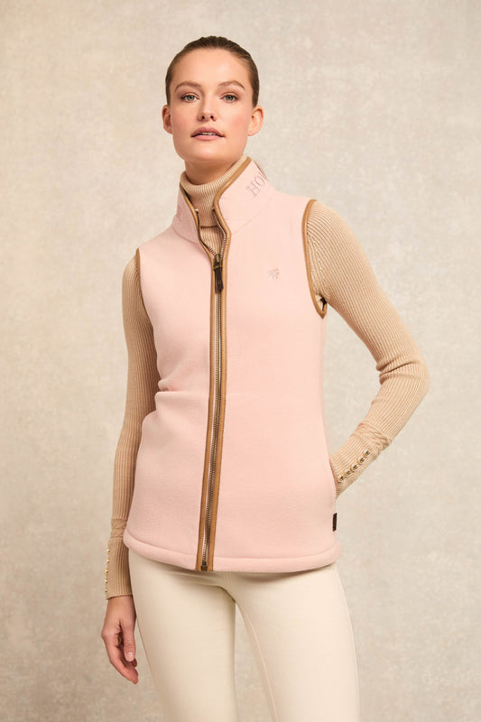 Country Fleece Gilet (Soft Pink)