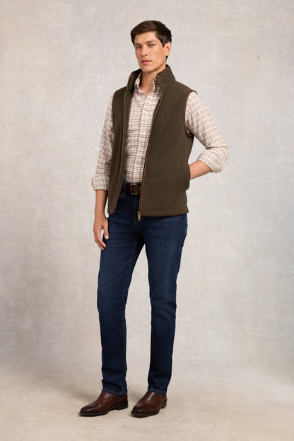 Classic Button Down Shirt (Cheltenham Camel Check)